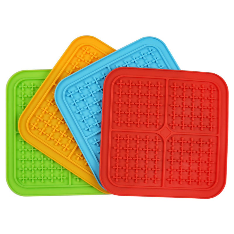 The MelloLick  - Calming lick mat that turns treat time into therapy.