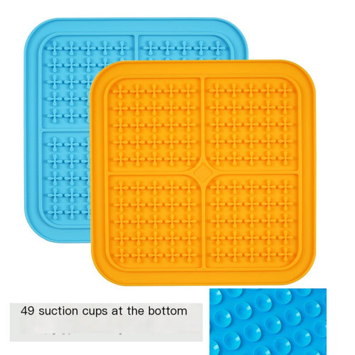The MelloLick  - Calming lick mat that turns treat time into therapy.