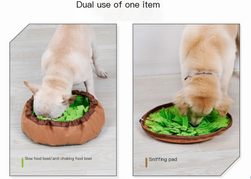 The MelloSnuffle - Stress-reducing snuffle mat for slow feeding